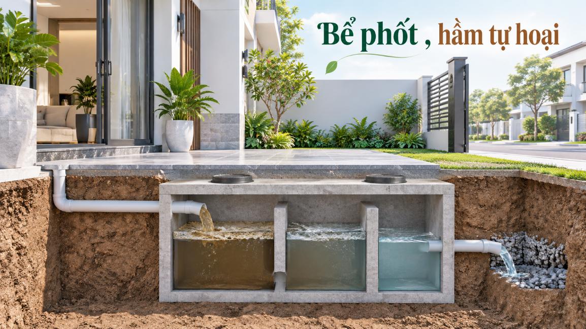 Bể phốt , hầm tự hoại